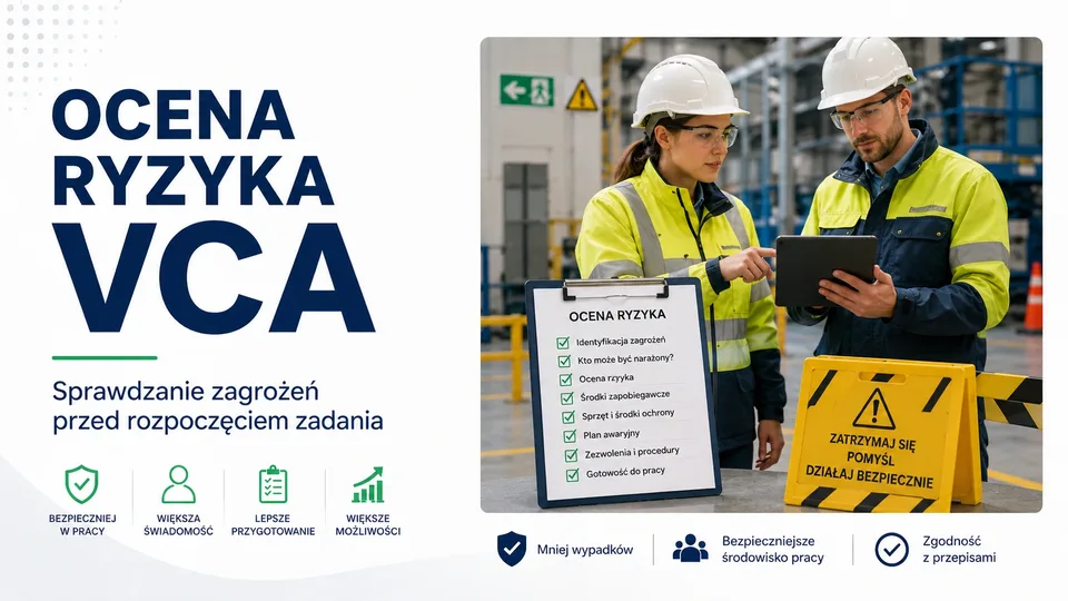 Ocena ryzyka VCA – rozpoznawanie zagrożeń i bezpieczna reakcja w pracy