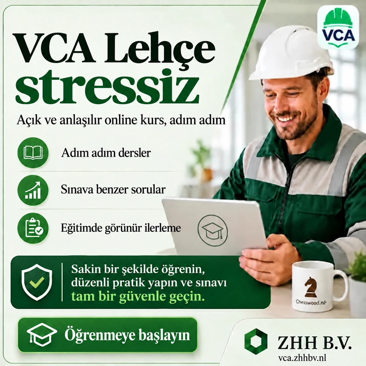 Türkçe online B-VCA hazırlığı